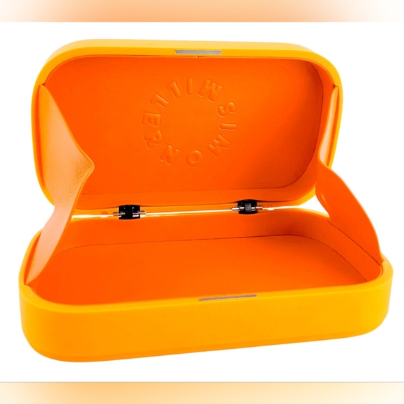 NWT Simon Miller clutch in tangerine in a box - Picture 4 of 5